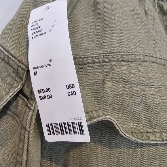 BDG Urban Outfitters Size Medium Umber Army Green Hi-Rise Paperbag Pants NWT - Picture 7 of 12